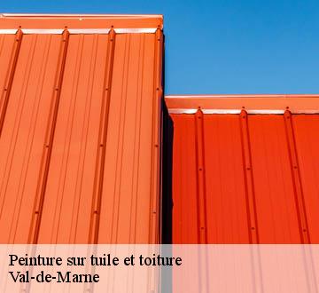 Peinture sur tuile et toiture Val-de-Marne 