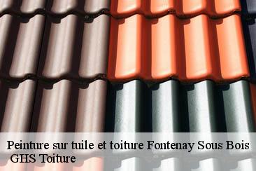 Peinture sur tuile et toiture  fontenay-sous-bois-94120  GHS Toiture