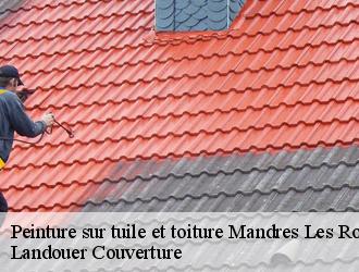 Peinture sur tuile mandres-les-roses-94520