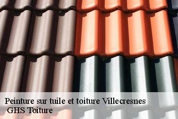 Peinture sur tuile et toiture  villecresnes-94440  GHS Toiture