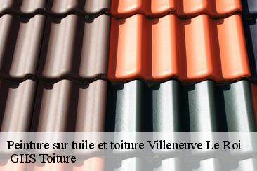 Peinture sur tuile et toiture  villeneuve-le-roi-94290  GHS Toiture