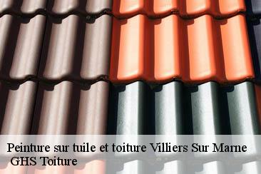 Peinture sur tuile et toiture  villiers-sur-marne-94350  GHS Toiture