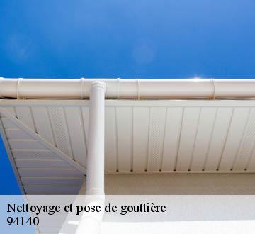 Nettoyage et pose de gouttière  94140