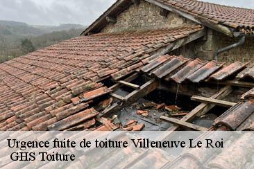 Urgence fuite de toiture  villeneuve-le-roi-94290  GHS Toiture