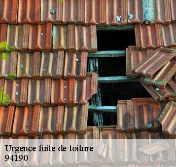 Urgence fuite de toiture 94190