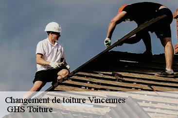 Changement de toiture  vincennes-94300  GHS Toiture